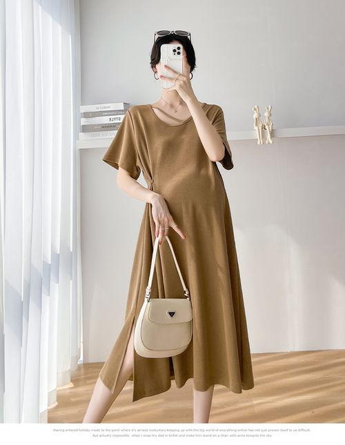 网红孕妇夏装连衣裙